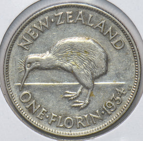 New Zealand 1934 Florin Kiwi Bird animal 293543 combine shipping
