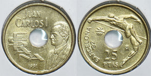 Spain 1991 25 Pesetas 153850 combine shipping