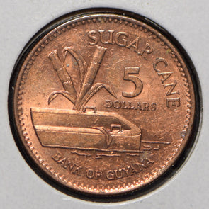 Guyana 1996 5 Dollars  900852 combine shipping