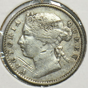 Straits Settlements 1884 10 Cents 153327 combine shipping