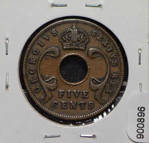 East Africa 1952 5 Cents  900896 combine shipping