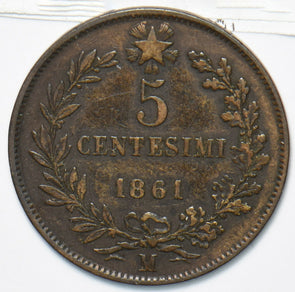 Italy 1861 M 5 Centesimi 193320 combine shipping