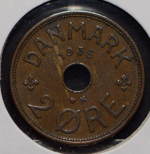 Denmark 1935 2 Ore  901486 combine shipping