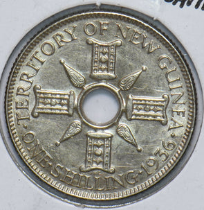 New Guinea 1939 Shilling 293059 combine shipping