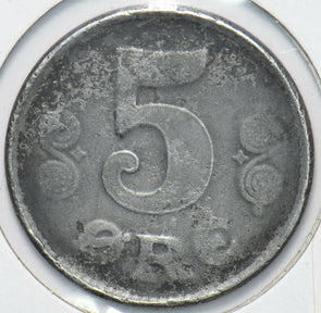 Denmark 1918 5 Ore 192499 combine shipping