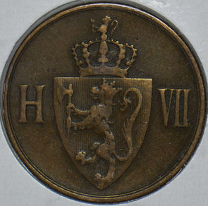 Norway 1907 5 Ore 290837 combine shipping