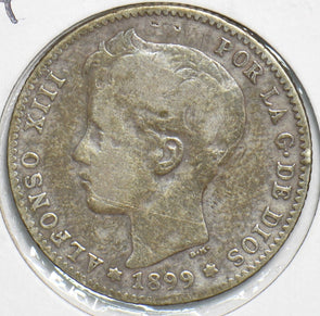 Spain 1899 Peseta 240503 combine shipping