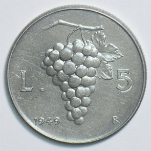 Italy 1949 5 Lire 198176 combine shipping
