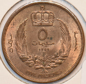 Libya 1952 5 Milliemes 194275 combine shipping
