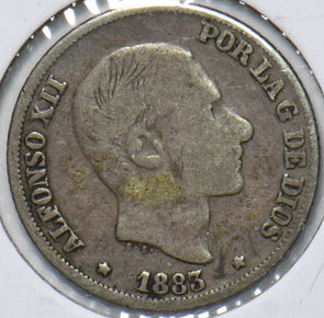 Spain 1883 10 Centimos 192786 combine shipping
