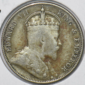 Straits Settlements 1910 B 20 Cents 194804 combine shipping