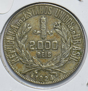 Brazil 1924 2000 Reis  191873 combine shipping