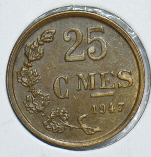 Luxembourg 1947 25 Centimes 198602 combine shipping
