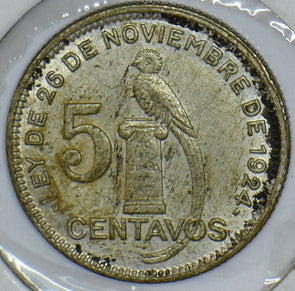 Guatemala 1934 5 Centavos Bird Quetzal animal  290423 combine shipping