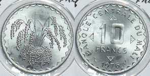Mali 1976 10 Francs 198359 combine shipping