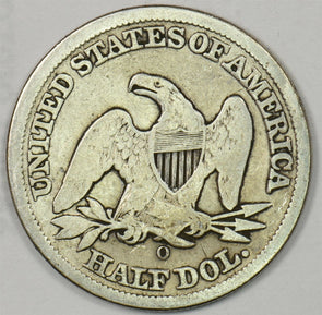 1855-O Seated Liberty Half Dollar 90% silver (Arrows) Good U0415