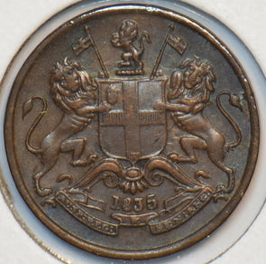 India British 1835 1/2 Anna Lion animal East India Co 296177 combine shipping