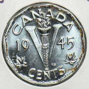 Canada 1945 5 Cents 0 UNC 904361 combine shipping