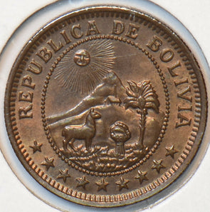 Bolivia 1951 Boliviano Alpaka animal 194114 combine shipping