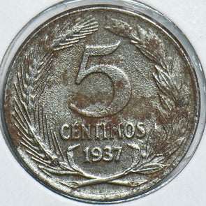 Spain 1937 5 Centimos 198421 combine shipping