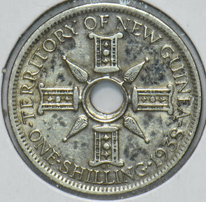 New Guinea 1938 Shilling 292423 combine shipping