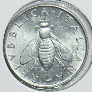Italy 1954 2 Lire Beeanimal 904431 combine shipping