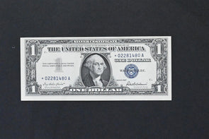 US 1957 $1 CU Silver Certificates Star note RN0047 combine shipping