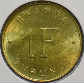 Burundi 1961 Franc Lion animal Rwanda and Burundi 297429 combine shipping