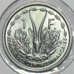French Colonies 1955 Franc Rhim gazelle animal Occidentale 196887 combine shippi