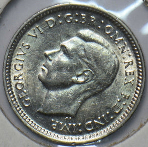 Australia 1943 D 3 Pence 902719 combine shipping