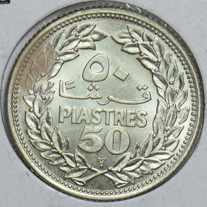 Lebanon 1952 50 Piastres 298988 combine shipping