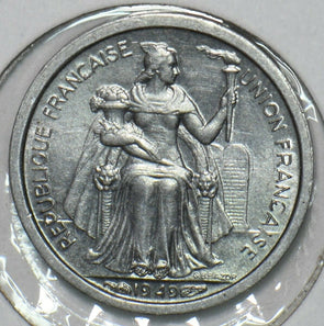 French Polynesia 1949 50 Centimes Oceania 196990 combine shipping