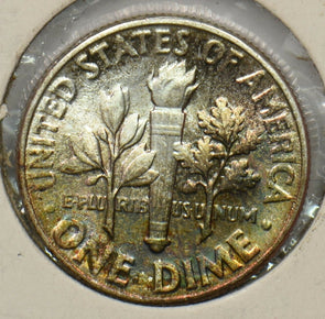 1957 Roosevelt Dime 90% silver U0253