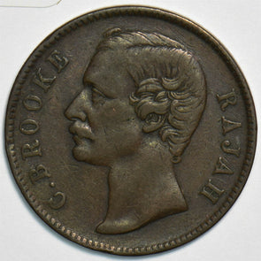 Sarawak 1886 Cent 240771 combine shipping