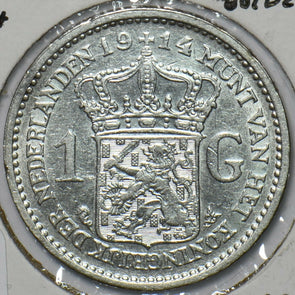 Netherlands 1914 Gulden Lion animal 490963 combine shipping