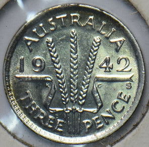 Australia 1942 S 3 Pence 902718 combine shipping