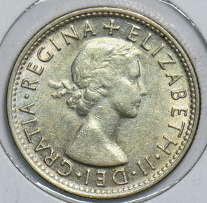 Australia 1954 Shilling Ram 198842 combine shipping