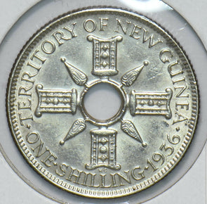 New Guinea 1935 Shilling 292419 combine shipping