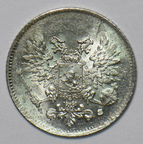 Finland 1917 25 Pennia Eagle animal 294574 combine shipping