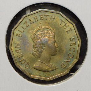 Jersey 1964 1/4 Shilling Leopards animal  900647 combine shipping
