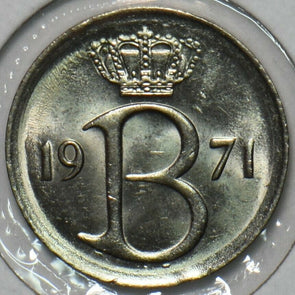 Belgium 1971 25 Centimes 151893 combine shipping