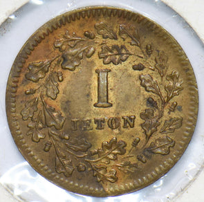 France 1900 ~80 1 Jeton Linfortune Medal Coin Token 292440 combine shipping