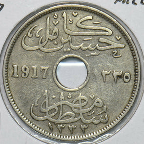Egypt 1917 H. 1335AH 10 Milliemes 240431 combine shipping