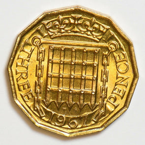 Great Britain 1967 3 Pence/Threepence 298171 combine shipping
