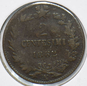 Italy 1862 2 Centesimi  901915 combine shipping