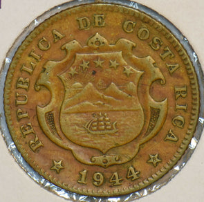 Costa Rica 1944 25 Centimos 297534 combine shipping