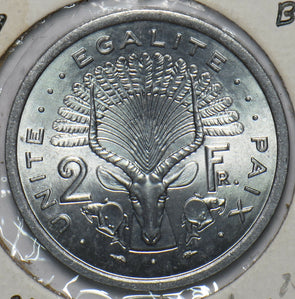 Djibouti 1977 2 Franc Waterbuck animal 193561 combine shipping