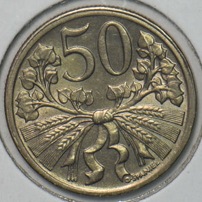 Czechoslovakia 1922 50 Haleru Lion animal 195538 combine shipping