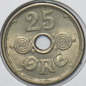 Denmark 1925 25 Ore 296198 combine shipping