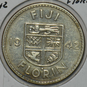 Fiji 1942 S Florin 195612 combine shipping